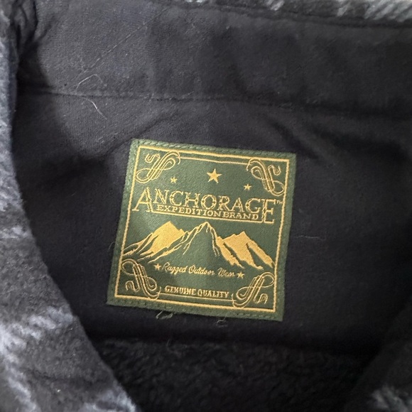 Classic Black and Gray Plaid Men's Shirt - Picture 2 of 3